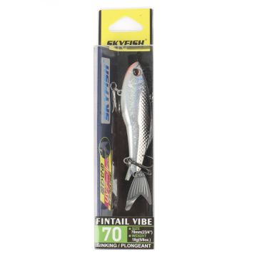 Ратлин SKYFISH "FINTAIL VIBE" 70 мм, 18 гр, Sinking, цвет: 4#